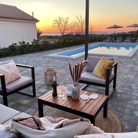 Villa Katarina - Grosser Pool Beheizt - Meerblick Vrsi Esterno foto