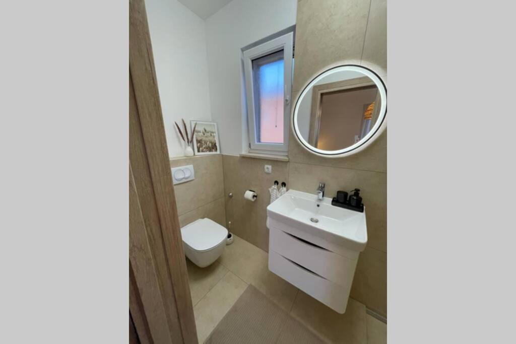 Villa Katarina - Grosser Pool Beheizt - Meerblick Vrsi Esterno foto