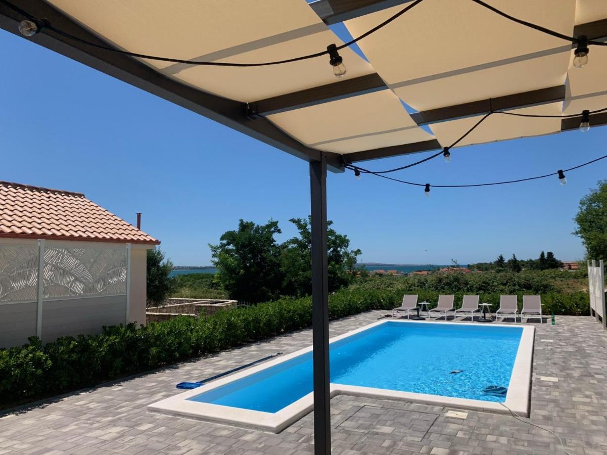 Villa Katarina - Grosser Pool Beheizt - Meerblick Vrsi Esterno foto